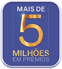 Mais de 5 milhões em prêmios